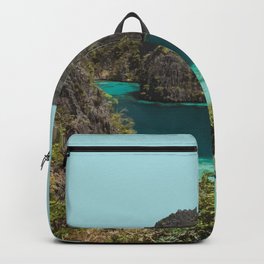 Kayangan Lake, Philippines Travel Artwork Backpack