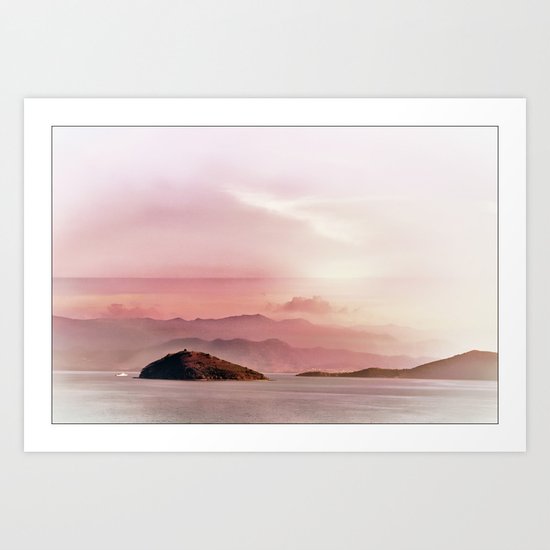 Islands in the distance Art Print