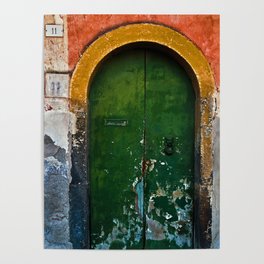 Magic Green Door in Sicily Poster