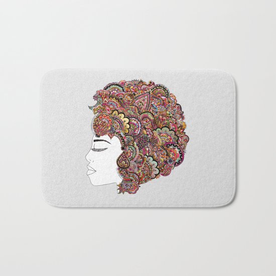 Her Hair - Les Fleur Edition Bath Mat