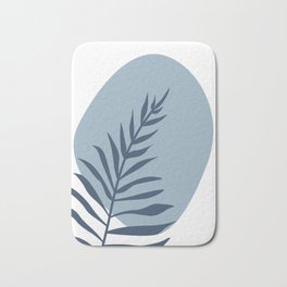 Boho wall art. Palm leaf poster. Tropical plant print.  Bath Mat