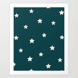 Stars Pattern Art Print