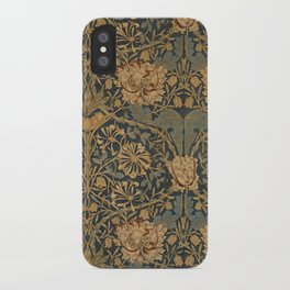 William Morris - honeysuckle , design  iPhone Case