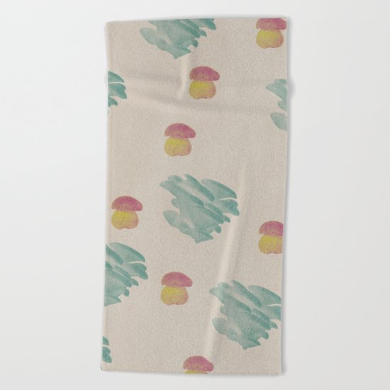 Mushroom 2 Beach Towel