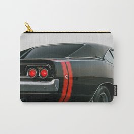 Vintage American Muscle Charger RT rear shot automobile transporation color photograph / photography poster posters Carry-All Pouch