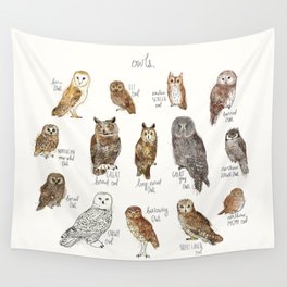 Owls Wall Tapestry