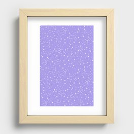 Purple Constellations Recessed Framed Print