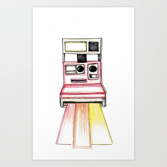 Polaroid Art Print