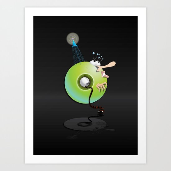 Cracking the Self Art Print