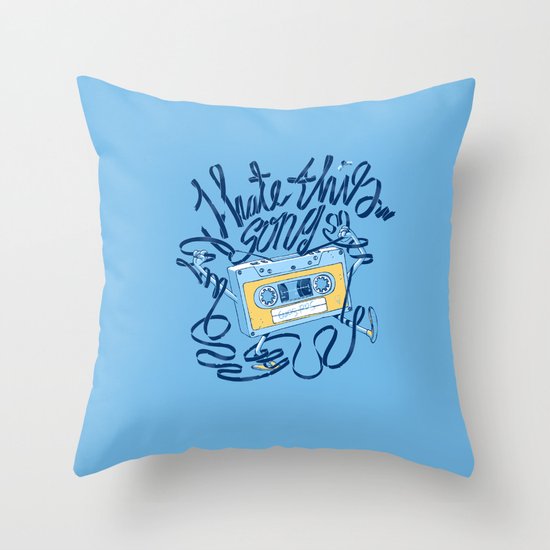 Sad song Throw Pillow