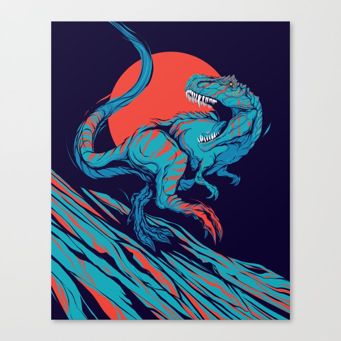 Tyrant Lizard King Canvas Print