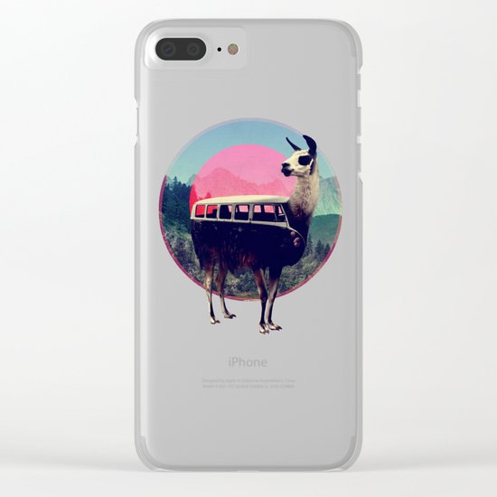 Llama Clear iPhone Case