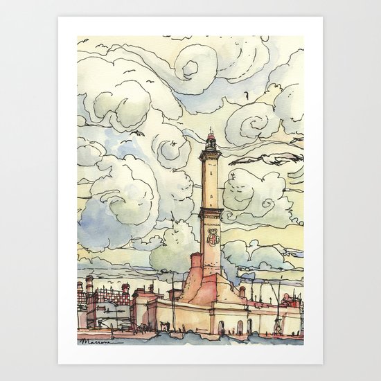 La Lanterna Art Print