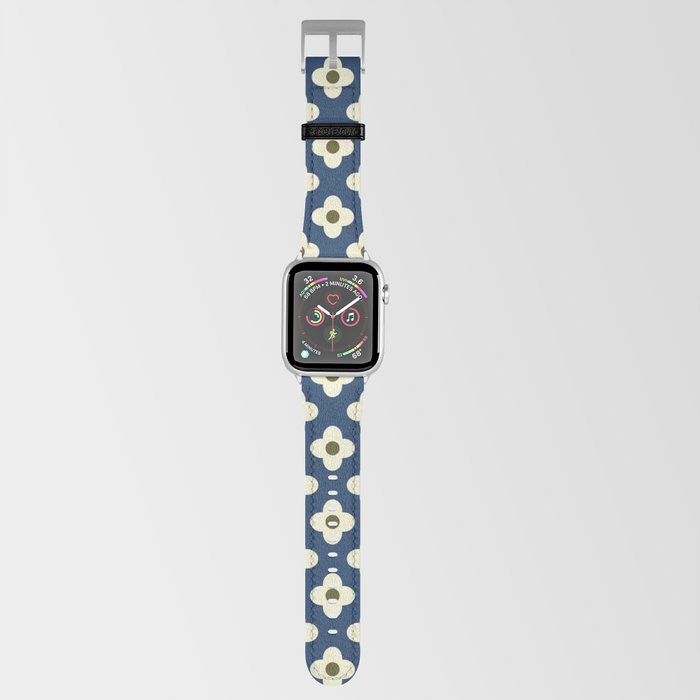 Retro Floral Pattern Scandinavian Apple Watch Band