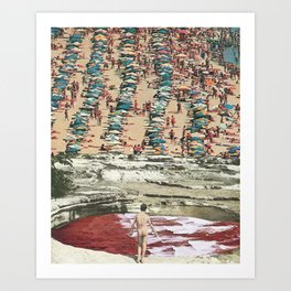 Something's in the water Art Print