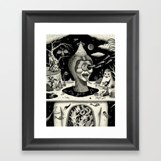 Imminent Disruption of a Nightly Ritual Framed Art Print
