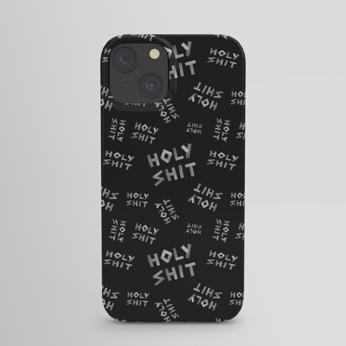 Holy shit written duct tape iPhone Case