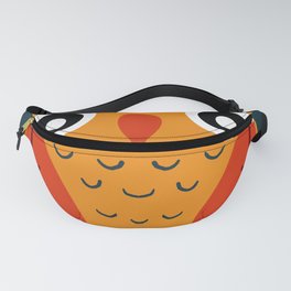 Colourful night Owl Fanny Pack