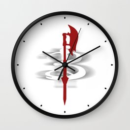 Buffy's Scythe Wall Clock