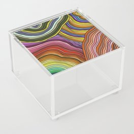 Organic Rainbow  Acrylic Box