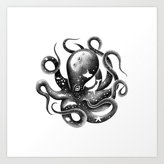 OCTOPUS Art Print