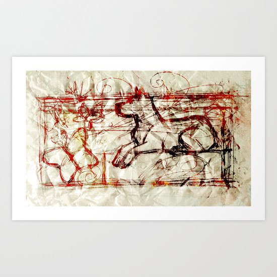 Rough Art Print