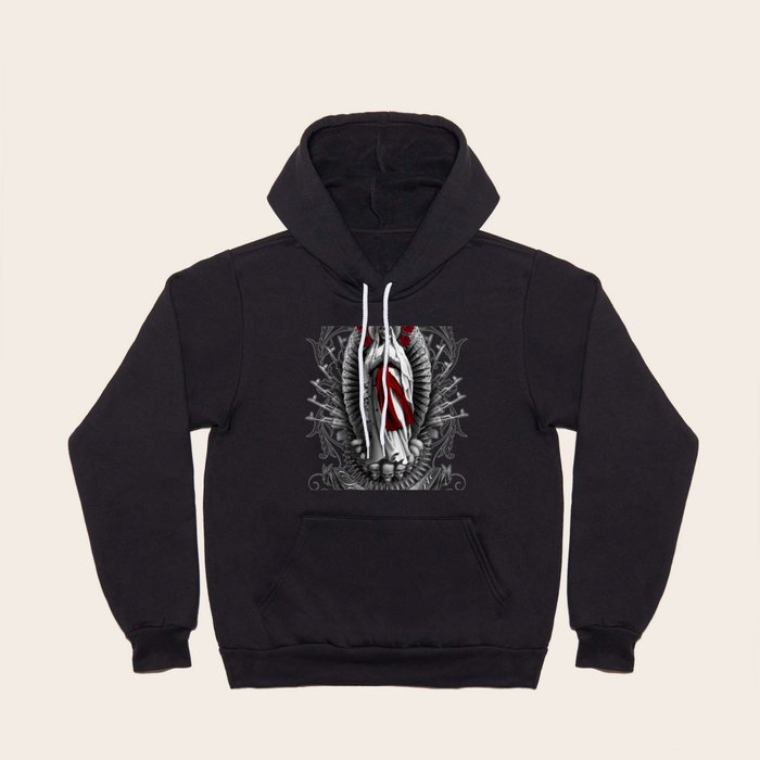 Santa top muerte hoodie