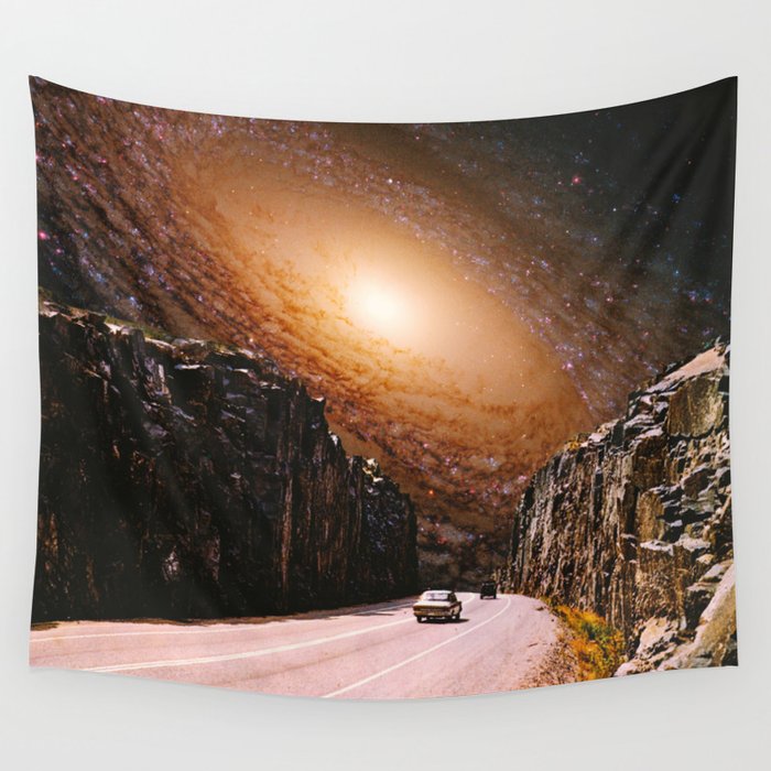 Road To The Galaxy Wall Tapestry