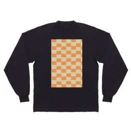 10  Abstract Grid Checkered 220718 Valourine Design  Long Sleeve T-shirt