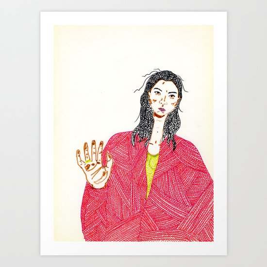 Marker Self v.037 Art Print