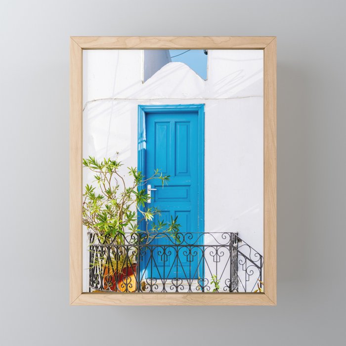 The Blue Door Framed Mini Art Print
