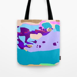 Purple Side Tote Bag