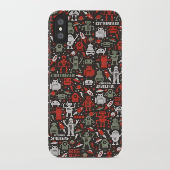 Vintage Robots iPhone Case