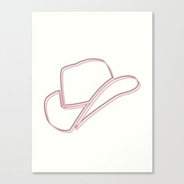 Party (Cow)Girl Canvas Print