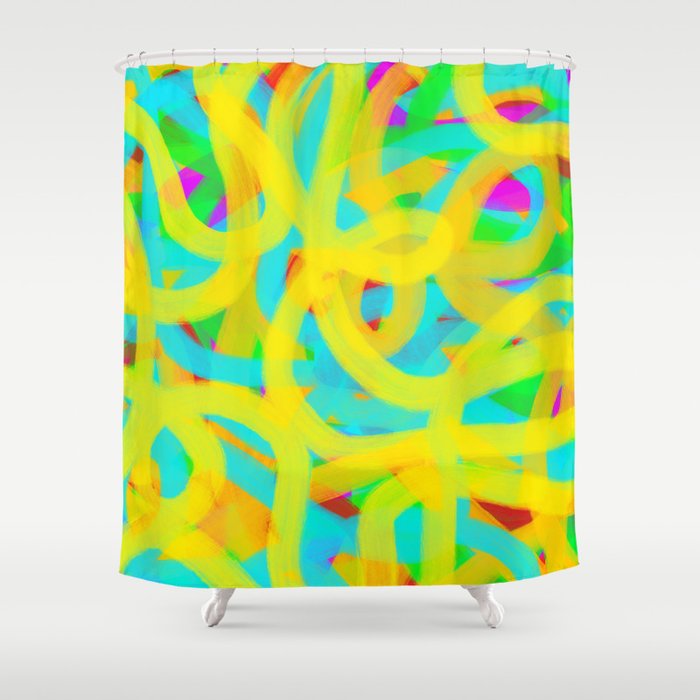 Expressionist Painting. Abstract 264. Shower Curtain