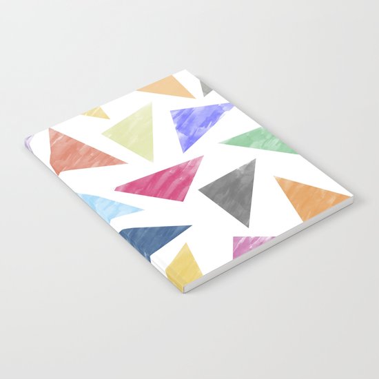 Colorful geometric pattern Notebook