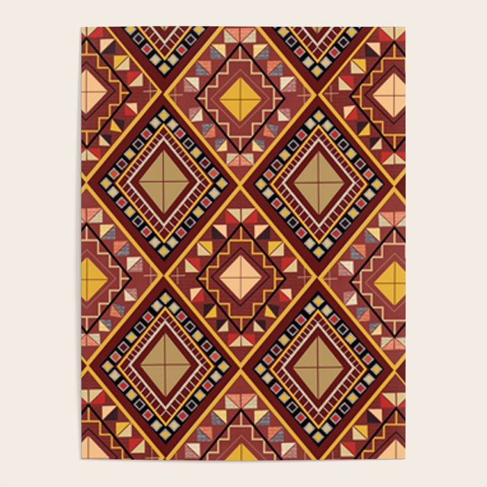 Saputangan an Indigenous Filipino Tapestry Poster by Kevin Yaranon