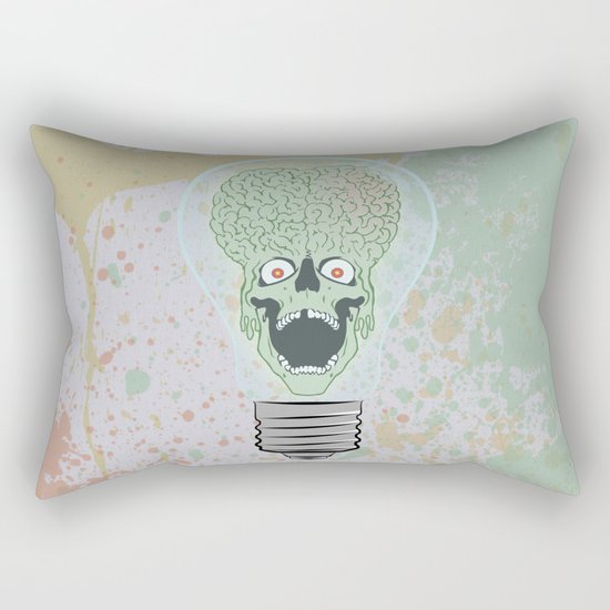 Think Martian Rectangular Pillow