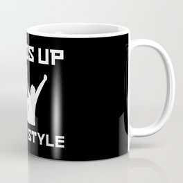 Hands Up Is My Style Music Festival Techno Party Coffee Mug