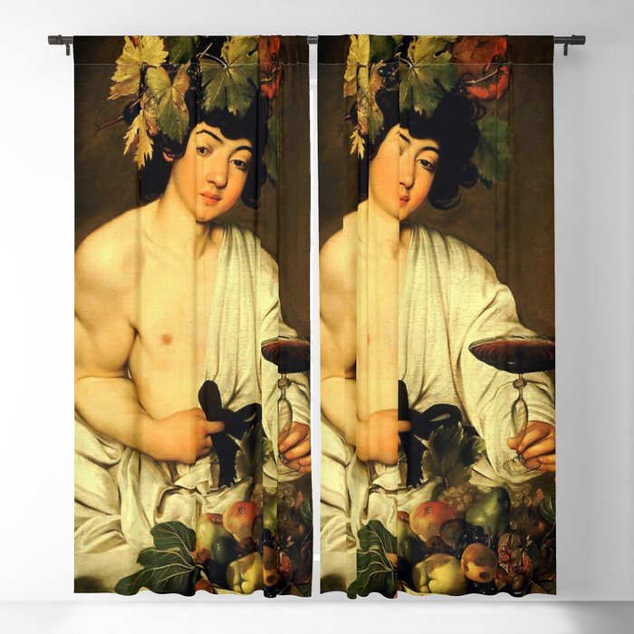 Michelangelo Merisi da Caravaggio "Bacchus ,1596 Blackout Curtain