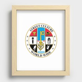 Street Culture Seal Recessed Framed Print