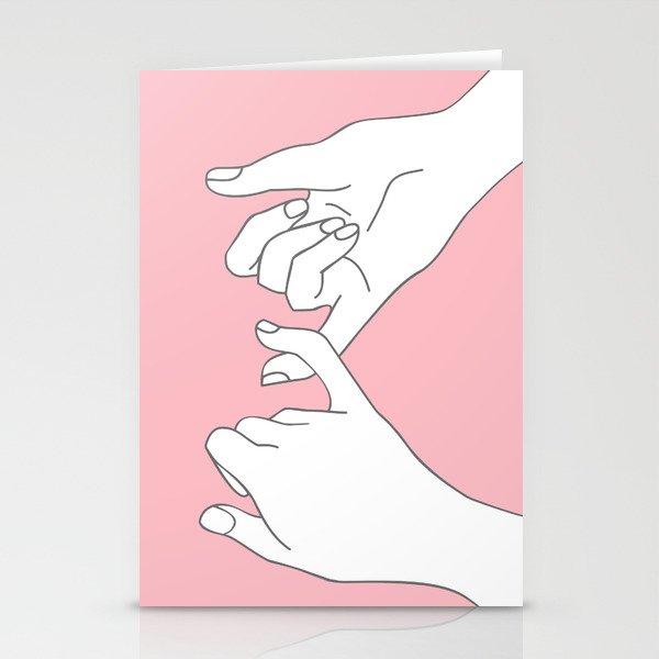Pinky Promise 2 Stationery Cards