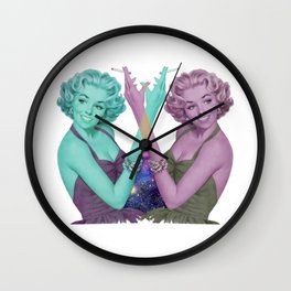 Galaxy Cig Girls Wall Clock