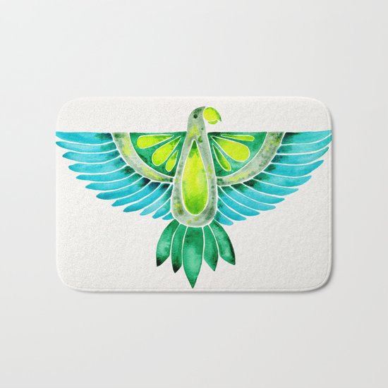 Parrot – Blue & Green Bath Mat