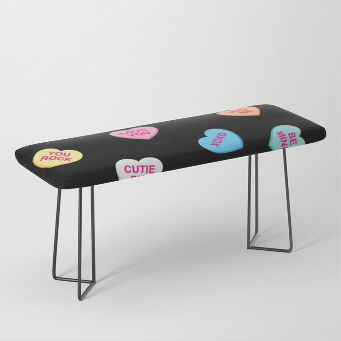 Hearts Candy Bench