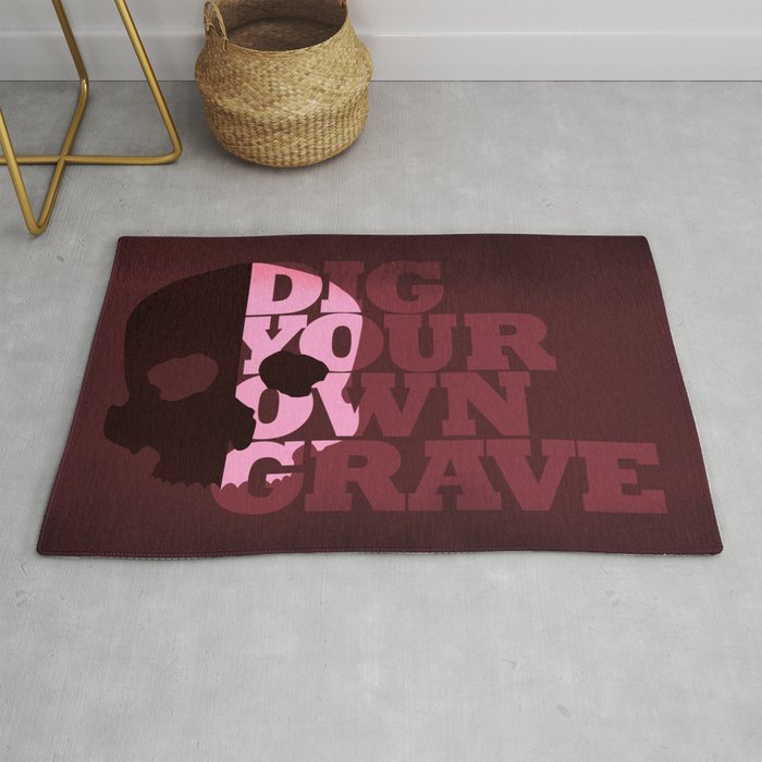 Dig Your Own Grave Rug