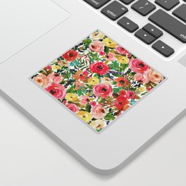 Floral Garden Collage Sticker