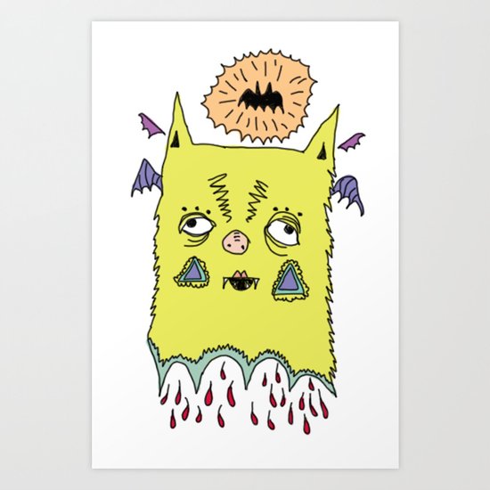 murciélago Art Print