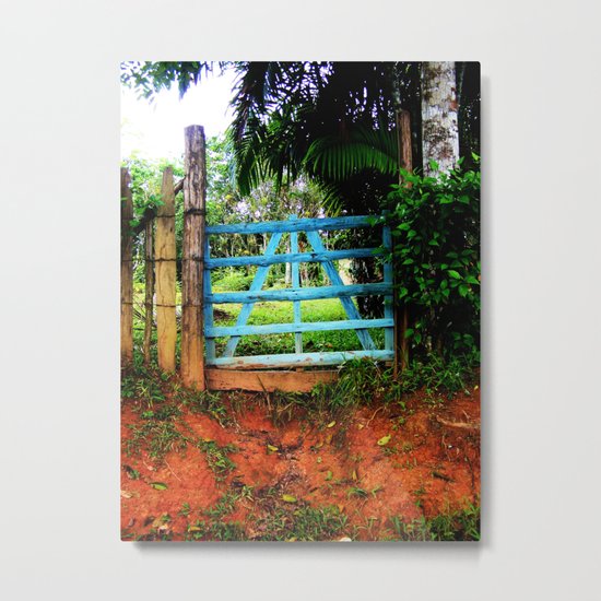 The Blue Gate Metal Print