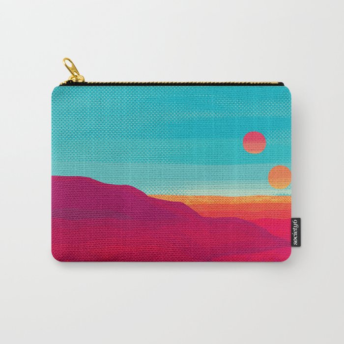 Far Away Carry-All Pouch by Joe Van Wetering | Society6